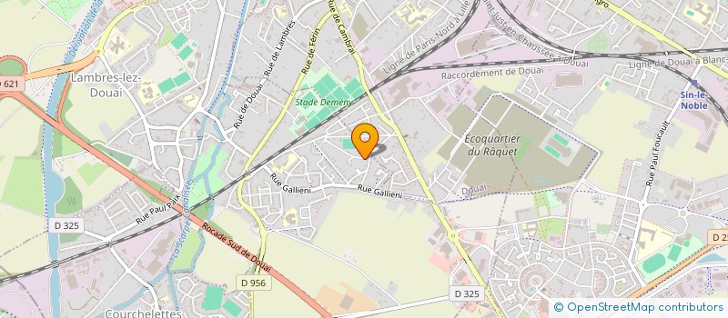 localisation de l'entreprise CENT FA SONS à LAMBRES-LEZ-DOUAI