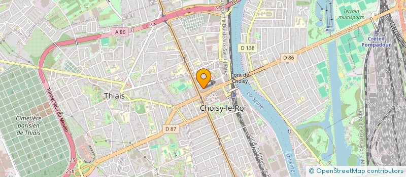 localisation de l'entreprise CENT % FORMA  ROISSY-EN-FRANCE