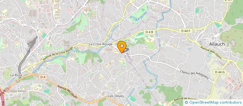 localisation de l'entreprise CENT FORMATION PROFES ACCELERE à MARSEILLE