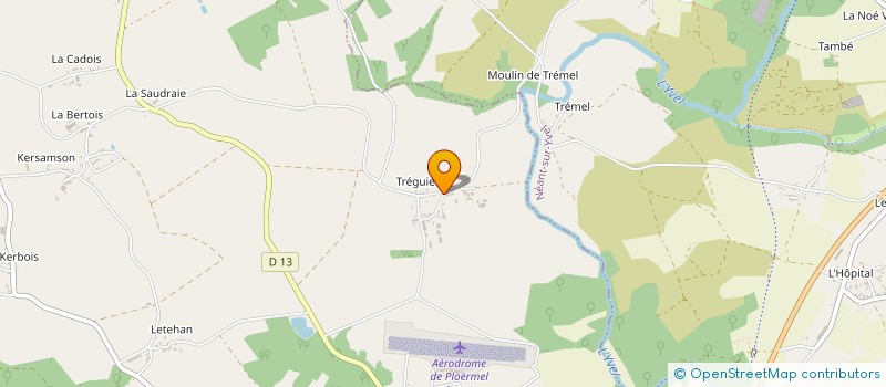 localisation de l'entreprise CENT HORT EXPERIM RECHERCHE  LOYAT