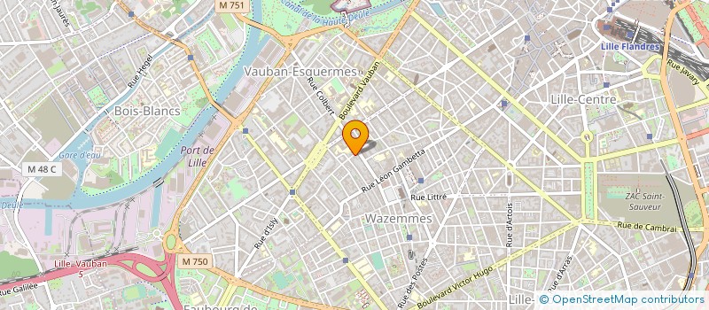 localisation de l'entreprise CENT INFORM DROITS FEMMES à LILLE