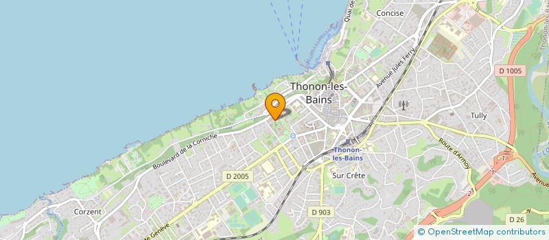 localisation de l'entreprise CENT INFORMATION ORIENTATION à THONON-LES-BAINS