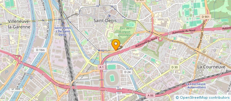 localisation de l'entreprise CENT INTERNA ETUDES RECHER HYG à SAINT-DENIS