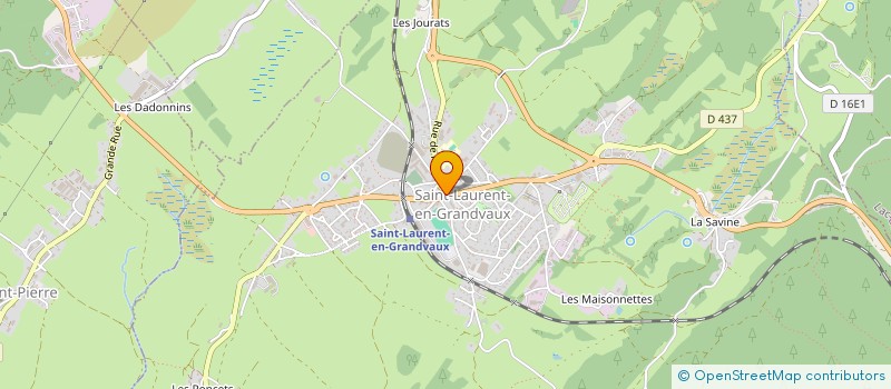 localisation de l'entreprise CENT LIMITES à SAINT-LAURENT-EN-GRANDVAUX