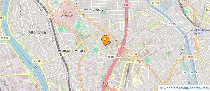 localisation de l'entreprise CENT' MANIERES  MAISONS-ALFORT