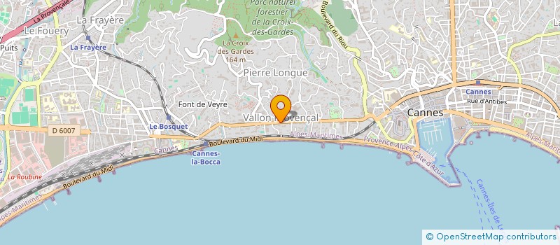 localisation de l'entreprise CENT MEDIC NON PROGRAMME BASSIN CANNOIS à CANNES