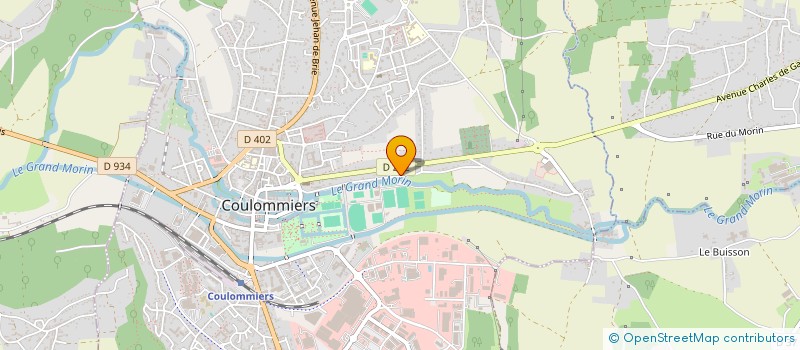 localisation de l'entreprise CENT MEDICO SPORTIF COULOMMIERS à COULOMMIERS