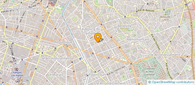 localisation de l'entreprise CENT NOMS  PARIS