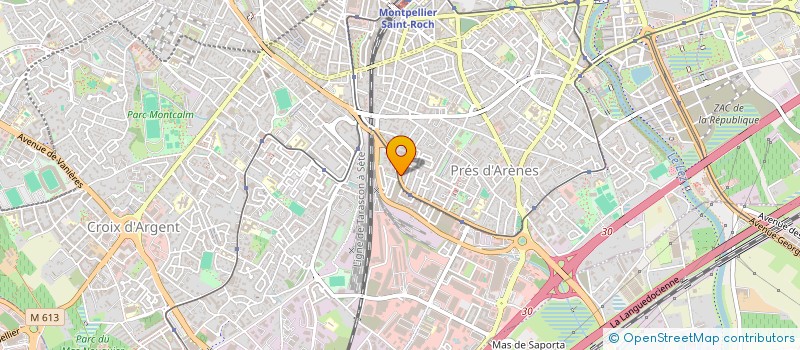 localisation de l'entreprise CENT OBSERVAT CONJONCT IMMOBIL LANGUED à MONTPELLIER