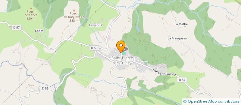 localisation de l'entreprise CENT PAROIS ST P DE TRIVISY  SAINT-PIERRE-DE-TRIVISY