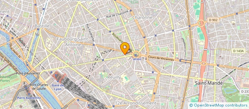 localisation de l'entreprise CENT PHILTRES  PARIS