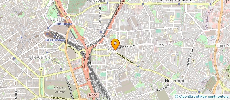 localisation de l'entreprise CENT POUR CENT ASSURANCES à LILLE
