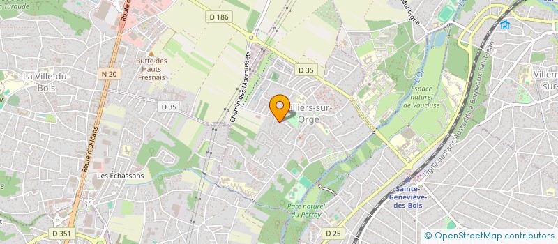 localisation de l'entreprise CENT POUR CENT CRETE à VILLIERS-SUR-ORGE