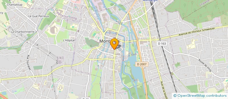 localisation de l'entreprise CENT POUR CENT DECO à MONTARGIS