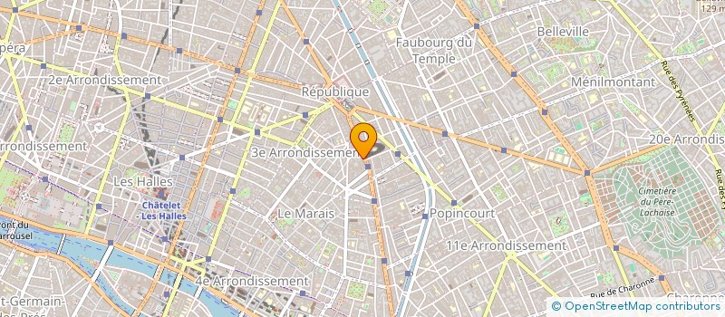 localisation de l'entreprise CENT POUR CENT FEMMES  PARIS