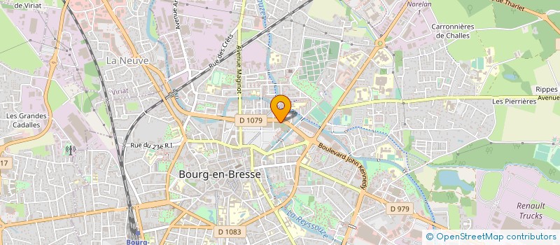 localisation de l'entreprise CENT POUR UN TOIT - 01 à BOURG-EN-BRESSE