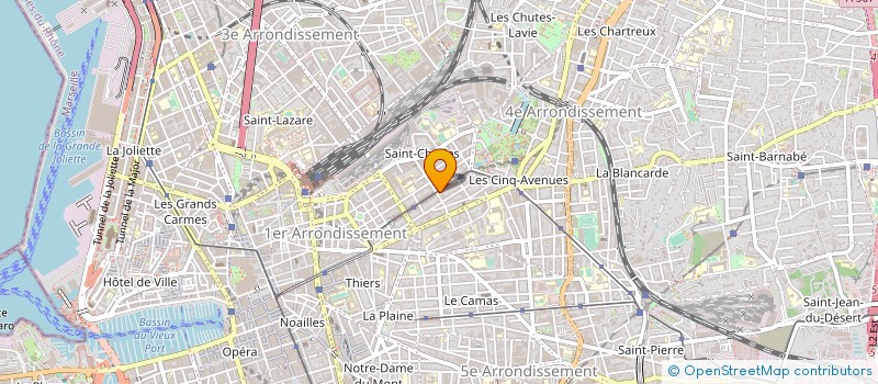 localisation de l'entreprise CENT POUR UN TOIT - MARSEILLE 1° à MARSEILLE