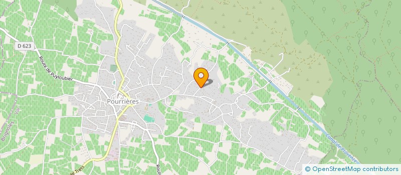 localisation de l'entreprise CENT POURR CENT ENERGIE à POURRIERES