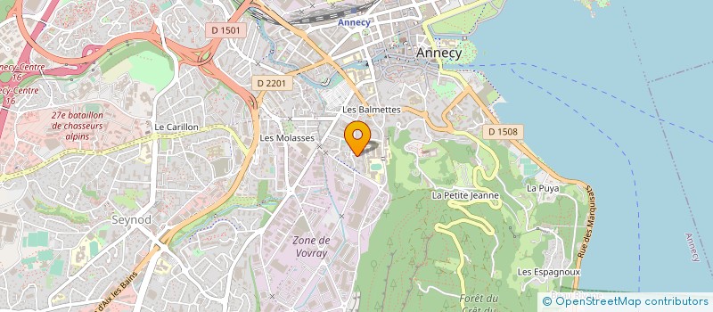 localisation de l'entreprise CENT PRATIQUE MUSICALE ANNECY à ANNECY