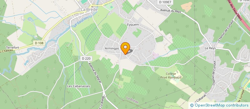 localisation de l'entreprise CENT QUATORZE (114)  LA BREDE