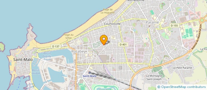 localisation de l'entreprise CENT QUATRE-VINGTS  SAINT-MALO