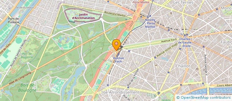 localisation de l'entreprise CENT RECHERCH ECONOMETR APPLIQ à PARIS 16