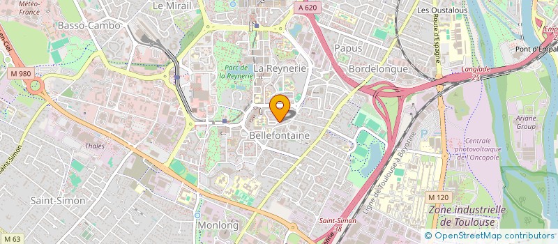 localisation de l'entreprise CENT REG RESSOUR PRATIQUES CULTUR CAVALE  TOULOUSE