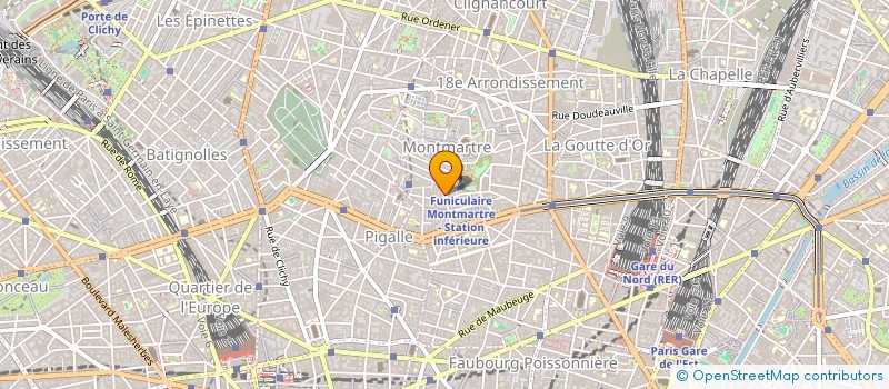 localisation de l'entreprise CENT SOIXANTE  PARIS