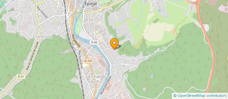 localisation de l'entreprise CENT SOUPIRS à EPINAL