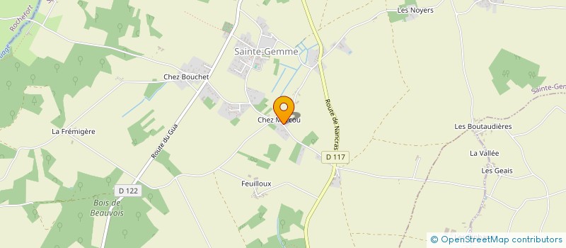 localisation de l'entreprise CENT SOUS SCIE  SAINTE-GEMME