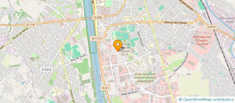 localisation de l'entreprise CENT TONNEAUX  AGEN