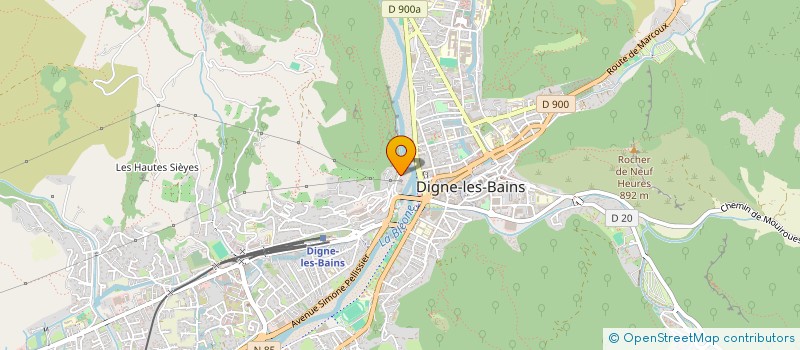 localisation de l'entreprise CENT VETERIN DU GRAND PONT à DIGNE-LES-BAINS