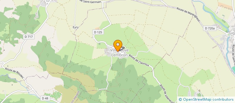 localisation de l'entreprise CENT2  VILLENEUVE