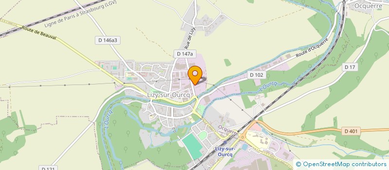 localisation de l'entreprise CENTADOR  LIZY-SUR-OURCQ