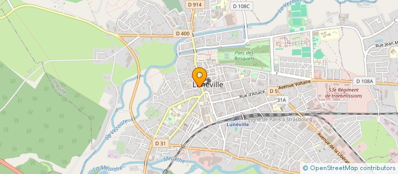 localisation de l'entreprise CENTADRIEN  LUNEVILLE