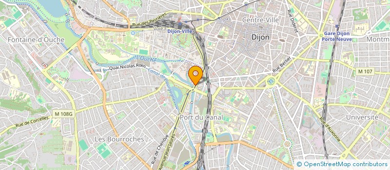 localisation de l'entreprise CENTAGA SAVEY  DIJON