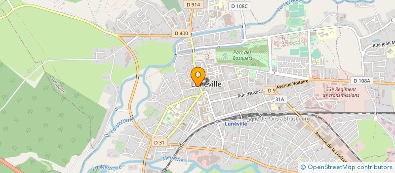 localisation de l'entreprise CENTAMARIE  LUNEVILLE