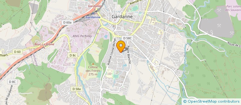 localisation de l'entreprise CENTAUR CLINICAL CRO à GARDANNE