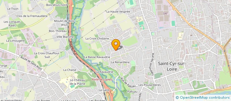 localisation de l'entreprise CENTAURE à SAINT-CYR-SUR-LOIRE