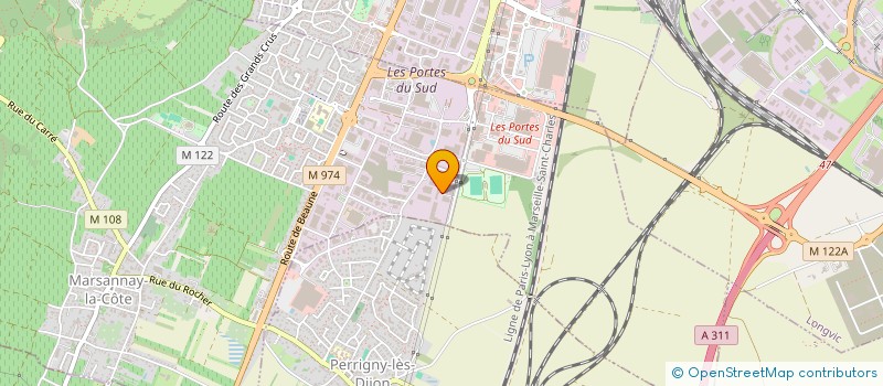 localisation de l'entreprise CENTAURE ASSOCIES à MARSANNAY-LA-COTE