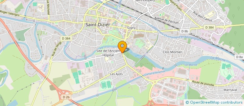 localisation de l'entreprise CENTAURE COMMUNICATION à SAINT-DIZIER