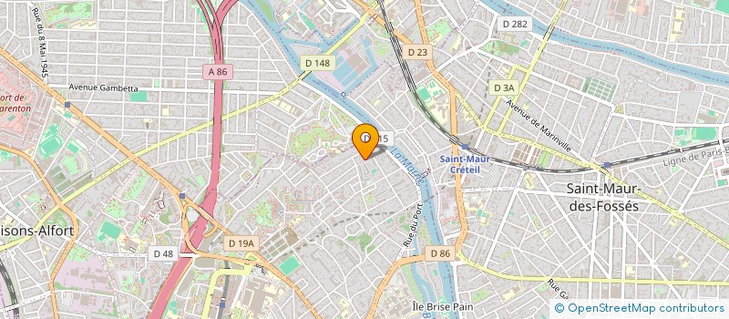 localisation de l'entreprise CENTAURE DESIGN à CRETEIL