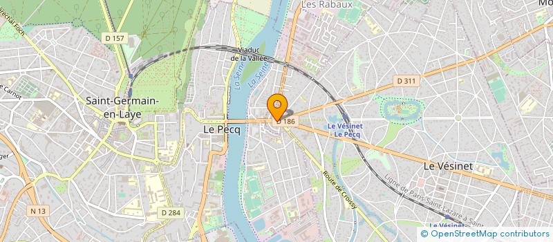 localisation de l'entreprise CENTAURE IMMOBILIER à ORGEVAL
