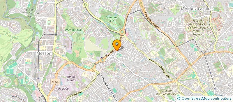 localisation de l'entreprise CENTAURE LOCATION  MONTPELLIER