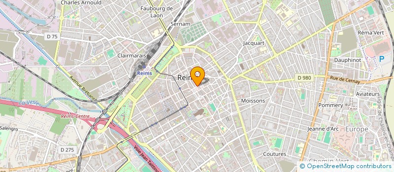 localisation de l'entreprise CENTAUREA  REIMS