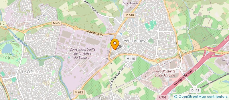 localisation de l'entreprise CENTAUREA GE à VENDARGUES