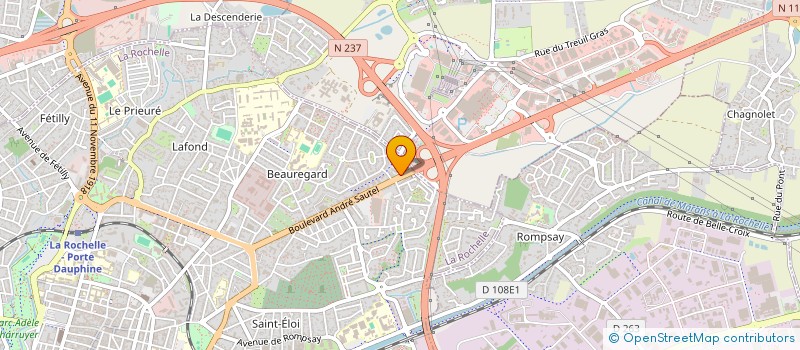 localisation de l'entreprise CENTAURES  LA ROCHELLE