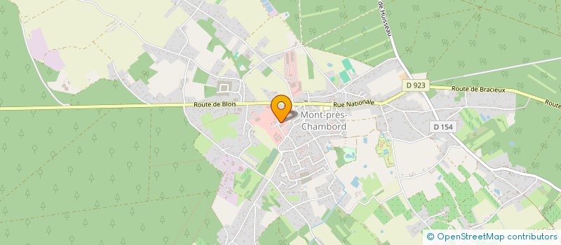 localisation de l'entreprise CENTAURION  MONT-PRES-CHAMBORD