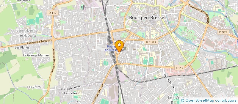 localisation de l'entreprise CENTAURIUS JEUX VIDEOS à BOURG-EN-BRESSE
