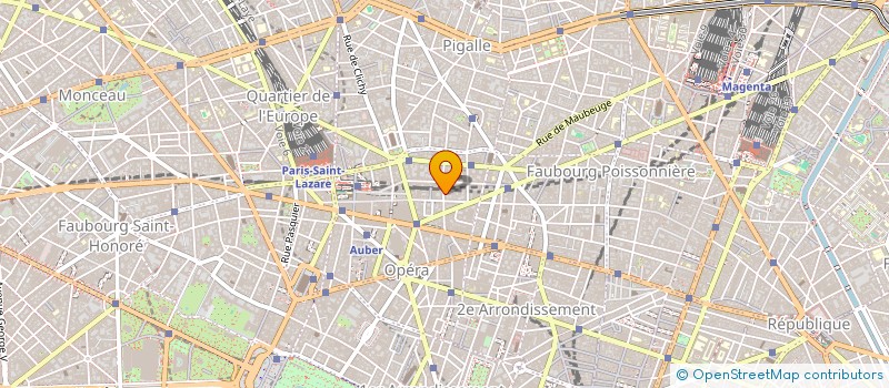 localisation de l'entreprise CENTAURUS GARE DE L'EST  PARIS